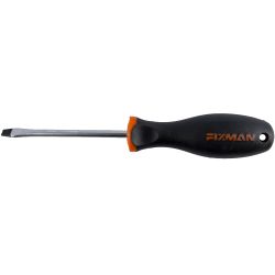 FIXMAN S/driver Slotted 6.5x1.2x100mm Crv With Ergonomic Handle